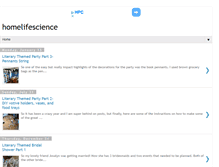 Tablet Screenshot of homelifescience.com